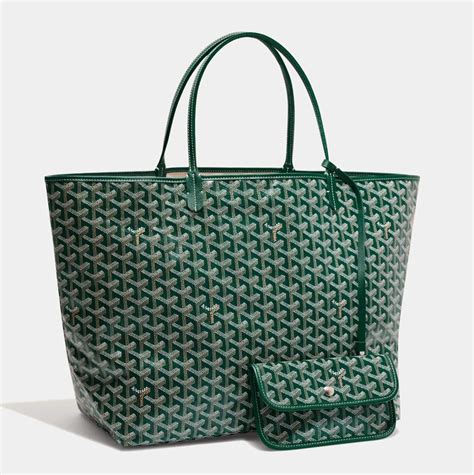 goyard sac vendome green|goyard canvas bags.